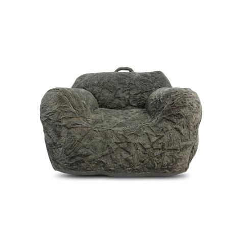 Heritage Club Faux Fur Bean Bag Chair - Walmart.com - Walmart.com