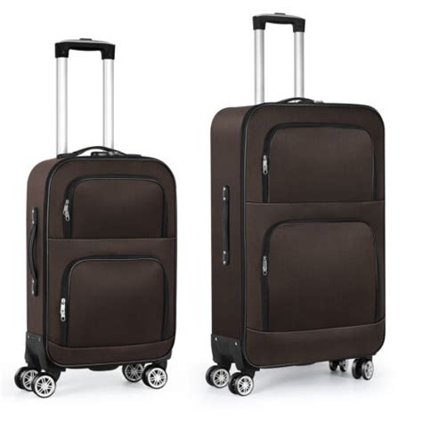 Lightweight Suitcase Spinner | +28in Softside Upright Luggage Set