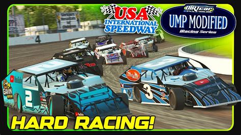 Ump Modified Usa International Speedway Iracing Dirt Youtube