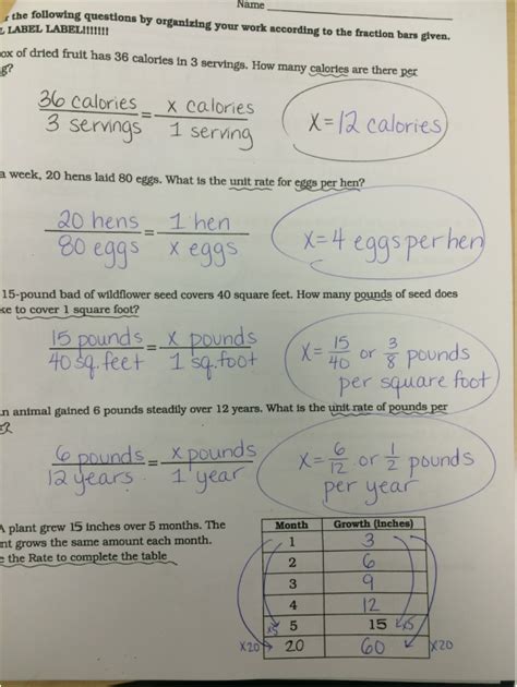 Ratios And Proportions Answers