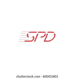 Letters Spd Design Logo Vector Stock Vector (Royalty Free) 600431801 ...