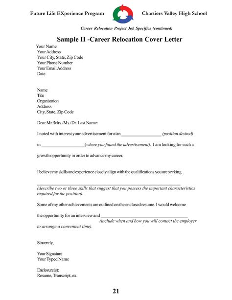 How to Write A Cover Letter for A Relocation Job 10 Best Images Of