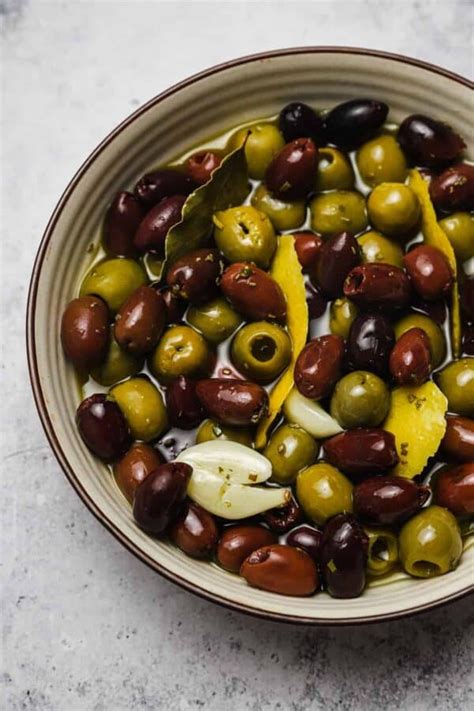 Marinated Olives With Garlic And Rosemary Well Seasoned Studio