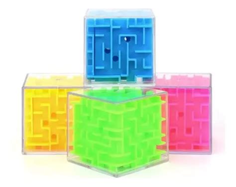 Pack X60 Cubo Laberinto 3d Juego De Ingenio