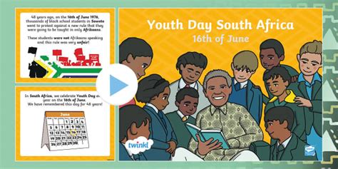 South African Youth Day PowerPoint (teacher made) - Twinkl