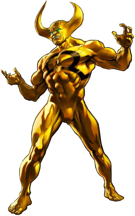 an image of a man with horns on his head and hands out in the air