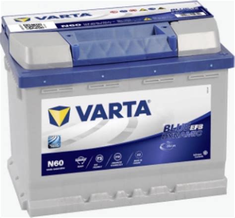 Varta N Blue Dynamic V Ah Efb D Bol