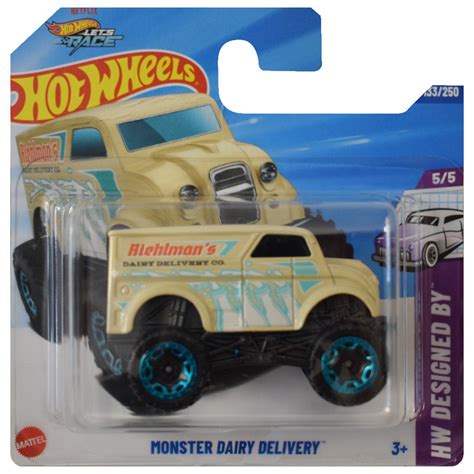 Hot Wheels Monster Dairy Delivery krém színű kisautó 1 64 Mattel vásárlás a Játékshopban