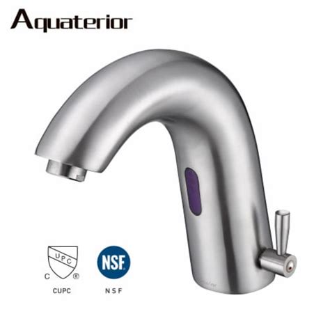 Automatic Sensor Bathroom Faucet 1 Hole Touchless Hot And Cold Undermount