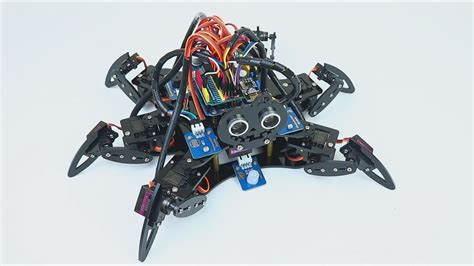 How To Make Spider Robot With Arduino Youtube