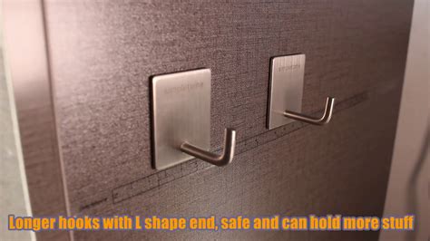 Simpletome Self Adhesive Hooks M Vhb Sticker Sus Stainless Steel