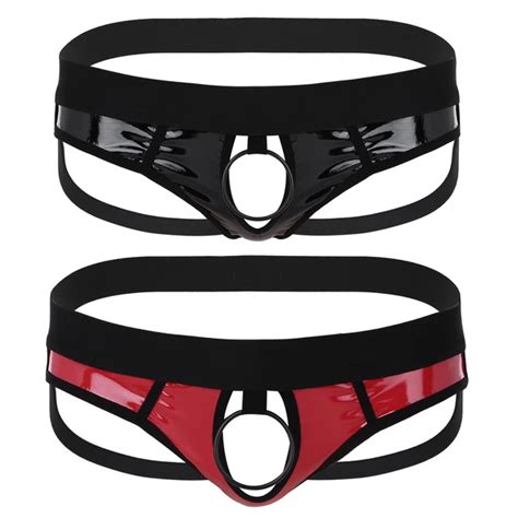 SEXY MEN LINGERIE Open Front Hole Jockstrap Mini Thong G String Briefs Underwear PicClick UK