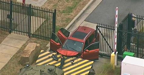 Car Rams Into FBI Office Gates, Suspect Hospitalized and Arrested