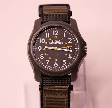 Vintage 90s Military Timex Expedition Indiglo Watch Vintage Radar