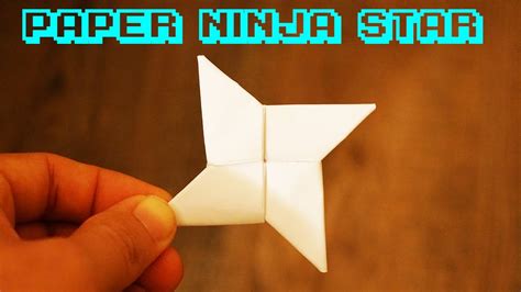 How To Make A Paper Ninja Star Shuriken Origami Youtube