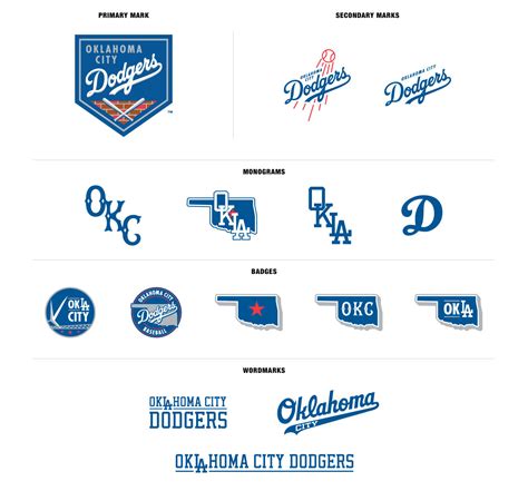 Oklahoma City Dodgers Identity Design on Behance