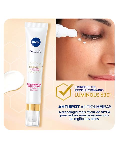 Riachuelo Creme para Área dos Olhos Antispot Nivea Celullar Luminous