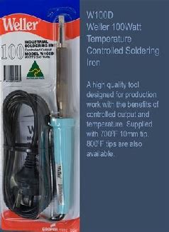 Weller Soldering Iron W D W