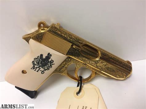 ARMSLIST For Sale Walther PPK 380 Gold Plated MI 6 Limited Edition