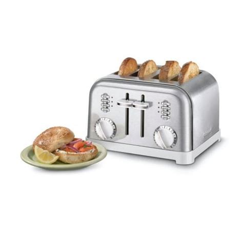 Cpt180w Cuisinart 4 Slice Metal Classic Toaster White