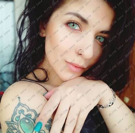 Голубо - зелёные линзы, холодный оттенок для карих глаз. Цветные линзы ...