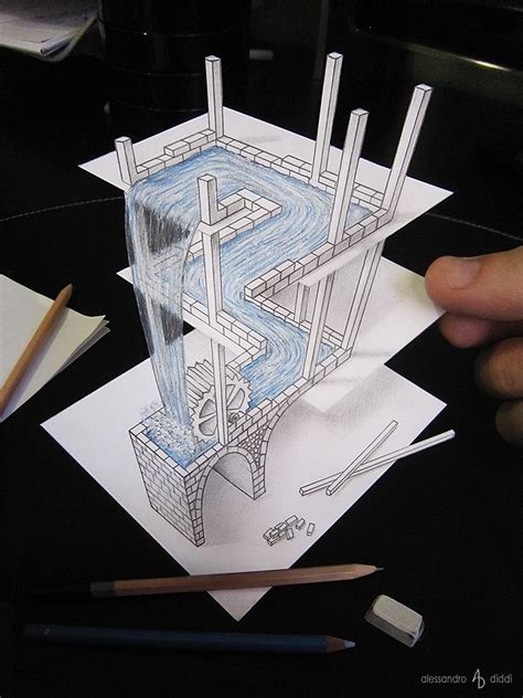 3d Illusions Drawing at GetDrawings | Free download