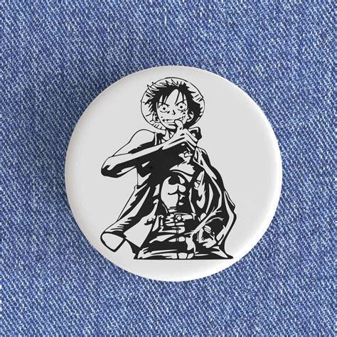 Luffy Illustration Badge Magnet Nowstalgia