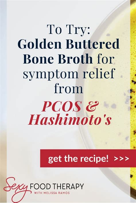 Golden Buttered Bone Broth For Pcos And Hashimotos Disease Recipe