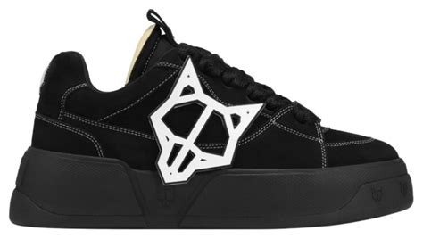 Naked Wolfe Kosa Midnight Black Sneakers WHATS ON THE STAR