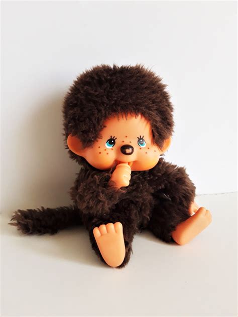 Original MONCHHICHI Monkey Baby, Collectible Monchhichi 1974, Monkey ...