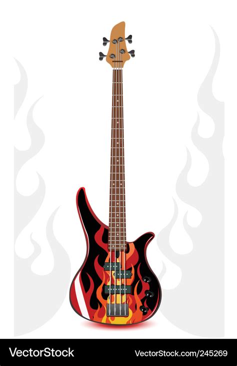 Bass guitar Royalty Free Vector Image - VectorStock