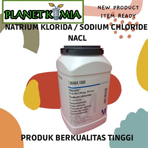 Jual Sodium Chloride Natrium Klorida Pro Analisa Merck 10 Gram