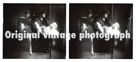Original Vintage Monsieur X Stereoview Photo Nude Woman S France Etsy