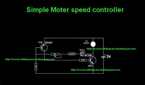 FREE CIRCUIT DIAGRAMS 4U: Simple moter speed Cntroller circuit Diagram