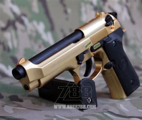 We M9 Beretta Gold Gbb 6mm Area 788 Menjual Aksesoris Sparepart