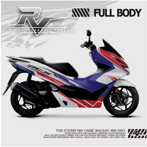 Jual Sticker Decal Motor Pcx New Full Body Bisa Ganti Warna Dan