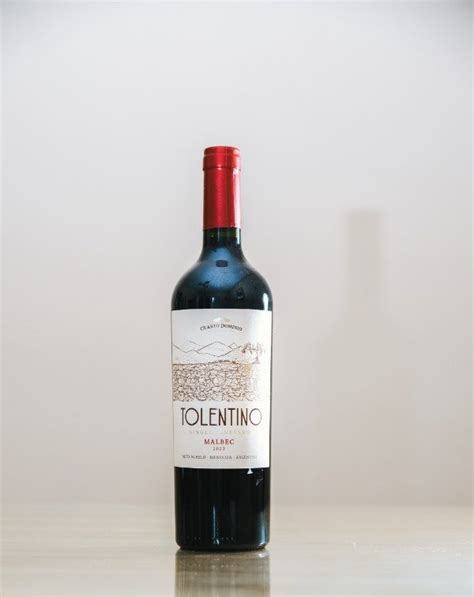 Vino Tinto Cuarto Dominio Tolentino Malbec X Cc Caja X