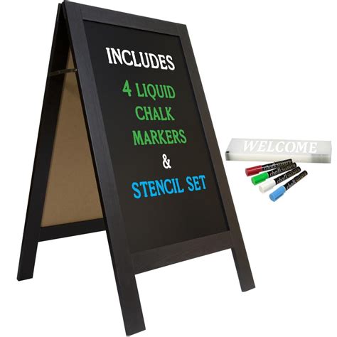 Excello Global Products Excello In X In A Frame Chalkboard Sign