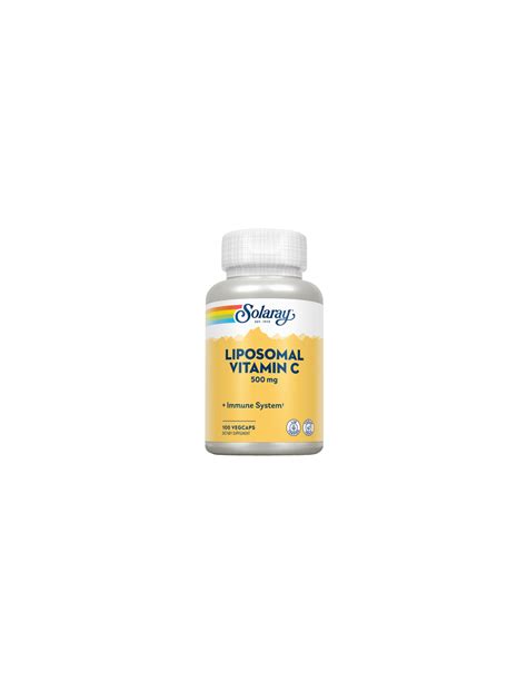 Solaray Liposomal Vitamina C 500mg 100 Cápsulas