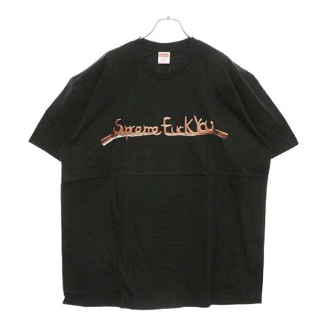 楽天市場SUPREME シュプリーム サイズ XL 18AW Fuck You Tee ファック ユー クルーネック 半袖Tシャツカットソー ブラック新古品 中古程度Sカラー
