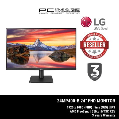 LG 24MP400 B 23 8 Full HD IPS Monitor With AMD FreeSync Shopee Malaysia