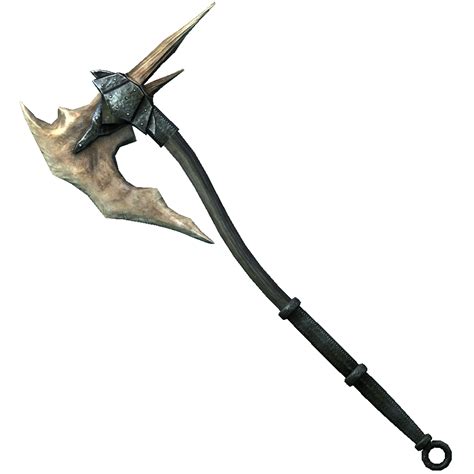 File SR Icon Weapon Dragonbone Battleaxe Png The Unofficial Elder