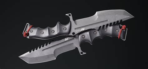 D Model Weapon Mtech Usa Xtreme Tactical Knife Vr Ar Low Poly