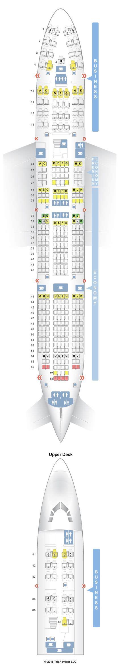 Sitzplan Boeing 747 8 Lufthansa