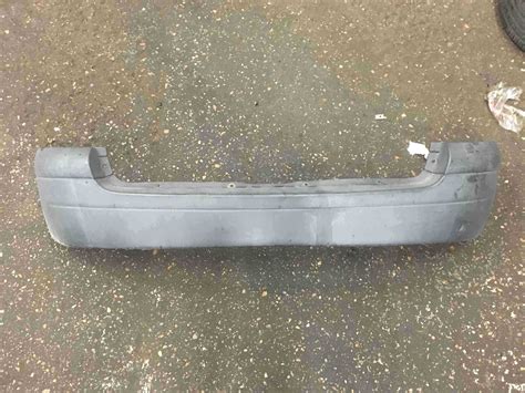 Renault Scenic Mk1 1999 2003 Rear Bumper Plain Black Store Renault