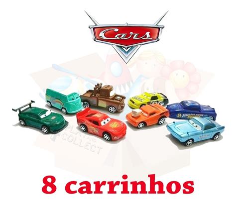 Kit Relâmpago Mcqueen 8 Carrinhos Fricção Relógio Boneco MercadoLivre