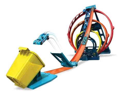 Hot Wheels Pista Looping Triplo Glc Mattel Parcelamento Sem Juros