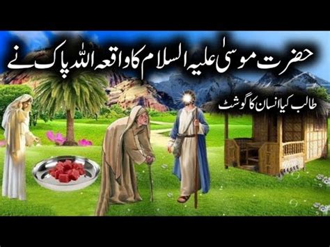 Hazrat Musa A S Ka Waqia Allah Pak Ne Talab Kia Insaan Ka Gosht