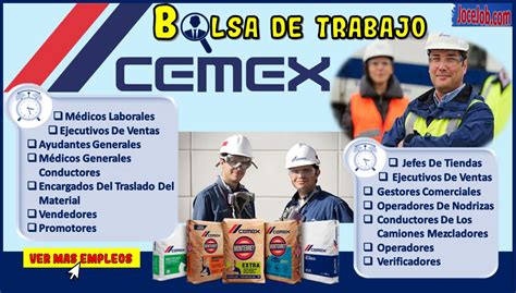 CEMEX Bolsa De Trabajo 2023 2024 Convocatorias Y Requisitos JoceJob