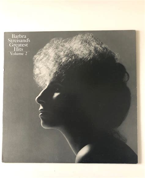 Barbra Streisands Greatest Hits Volume Vinyl Excellent Etsy